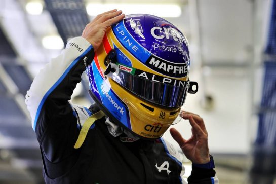 Fernando Alonso (ESP) Alpine F1 Team.
14.03.2021. Formula 1 Testing, Sakhir, Bahrain, Day Three.
- www.xpbimages.com, EMail: requests@xpbimages.com © Copyright: Moy / XPB Images