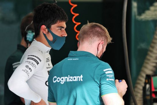 Lance Stroll (CDN) Aston Martin F1 Team.
25.03.2021. Formula 1 World Championship, Rd 1, Bahrain Grand Prix, Sakhir, Bahrain, Preparation Day.
- www.xpbimages.com, EMail: requests@xpbimages.com © Copyright: Batchelor / XPB Images