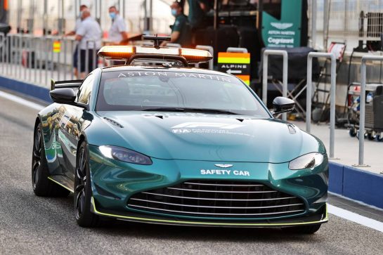 Aston Martin FIA Safety Car.
25.03.2021. Formula 1 World Championship, Rd 1, Bahrain Grand Prix, Sakhir, Bahrain, Preparation Day.
- www.xpbimages.com, EMail: requests@xpbimages.com © Copyright: Moy / XPB Images
