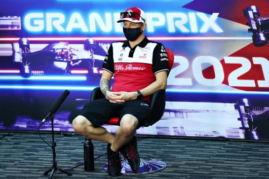 Kimi Raikkonen (FIN) Alfa Romeo Racing in the FIA Press Conference.
25.03.2021. Formula 1 World Championship, Rd 1, Bahrain Grand Prix, Sakhir, Bahrain, Preparation Day.
- www.xpbimages.com, EMail: requests@xpbimages.com © Copyright: FIA Pool Image for Editorial Use Only