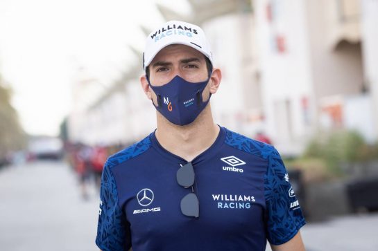 Nicholas Latifi (CDN) Williams Racing.
25.03.2021. Formula 1 World Championship, Rd 1, Bahrain Grand Prix, Sakhir, Bahrain, Preparation Day.
- www.xpbimages.com, EMail: requests@xpbimages.com © Copyright: Bearne / XPB Images