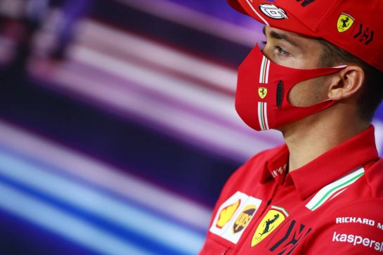 Charles Leclerc (MON) Ferrari in the FIA Press Conference.
25.03.2021. Formula 1 World Championship, Rd 1, Bahrain Grand Prix, Sakhir, Bahrain, Preparation Day.
- www.xpbimages.com, EMail: requests@xpbimages.com © Copyright: FIA Pool Image for Editorial Use Only