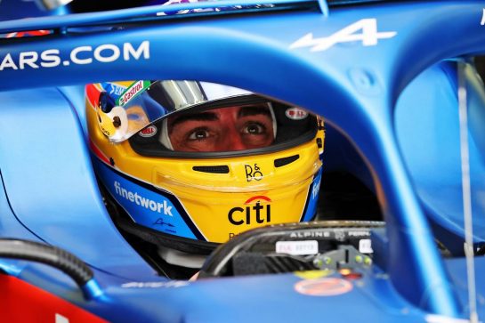Fernando Alonso (ESP) Alpine F1 Team A521.
26.03.2021. Formula 1 World Championship, Rd 1, Bahrain Grand Prix, Sakhir, Bahrain, Practice Day
- www.xpbimages.com, EMail: requests@xpbimages.com © Copyright: Moy / XPB Images