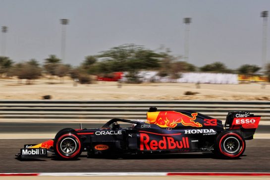 Max Verstappen (NLD) Red Bull Racing RB16B.
26.03.2021. Formula 1 World Championship, Rd 1, Bahrain Grand Prix, Sakhir, Bahrain, Practice Day
- www.xpbimages.com, EMail: requests@xpbimages.com © Copyright: Batchelor / XPB Images