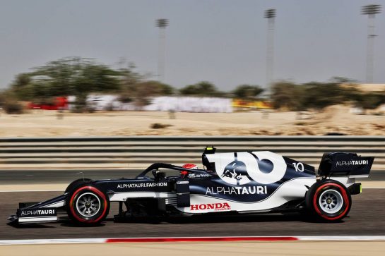 Pierre Gasly (FRA) AlphaTauri AT02.
26.03.2021. Formula 1 World Championship, Rd 1, Bahrain Grand Prix, Sakhir, Bahrain, Practice Day
- www.xpbimages.com, EMail: requests@xpbimages.com © Copyright: Batchelor / XPB Images