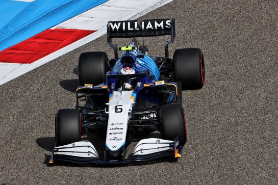 Nicholas Latifi (CDN) Williams Racing FW43B.
26.03.2021. Formula 1 World Championship, Rd 1, Bahrain Grand Prix, Sakhir, Bahrain, Practice Day
- www.xpbimages.com, EMail: requests@xpbimages.com © Copyright: Charniaux / XPB Images