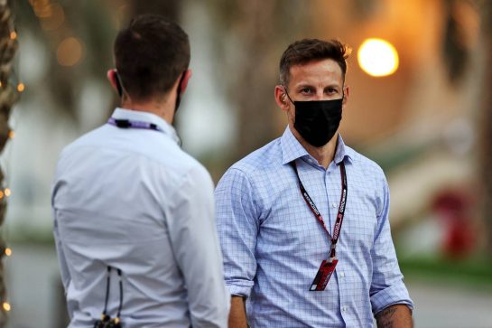 Jenson Button (GBR) Sky Sports F1 Presenter / Williams Racing Senior Advisor.
26.03.2021. Formula 1 World Championship, Rd 1, Bahrain Grand Prix, Sakhir, Bahrain, Practice Day
- www.xpbimages.com, EMail: requests@xpbimages.com © Copyright: Moy / XPB Images
