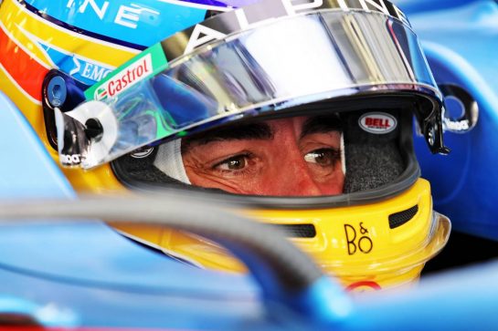 Fernando Alonso (ESP) Alpine F1 Team A521.
27.03.2021. Formula 1 World Championship, Rd 1, Bahrain Grand Prix, Sakhir, Bahrain, Qualifying Day.
- www.xpbimages.com, EMail: requests@xpbimages.com © Copyright: Moy / XPB Images