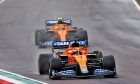 Daniel Ricciardo (AUS) McLaren MCL35M leads team mate Lando Norris (GBR) McLaren MCL35M. 18.04.2021. Formula 1 World Championship, Rd 2, Emilia Romagna Grand Prix, Imola