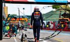 Max Verstappen (NLD) Red Bull Racing stopped in the second practice session. 16.04.2021. Formula 1 World Championship, Rd 2, Emilia Romagna Grand Prix, Imola