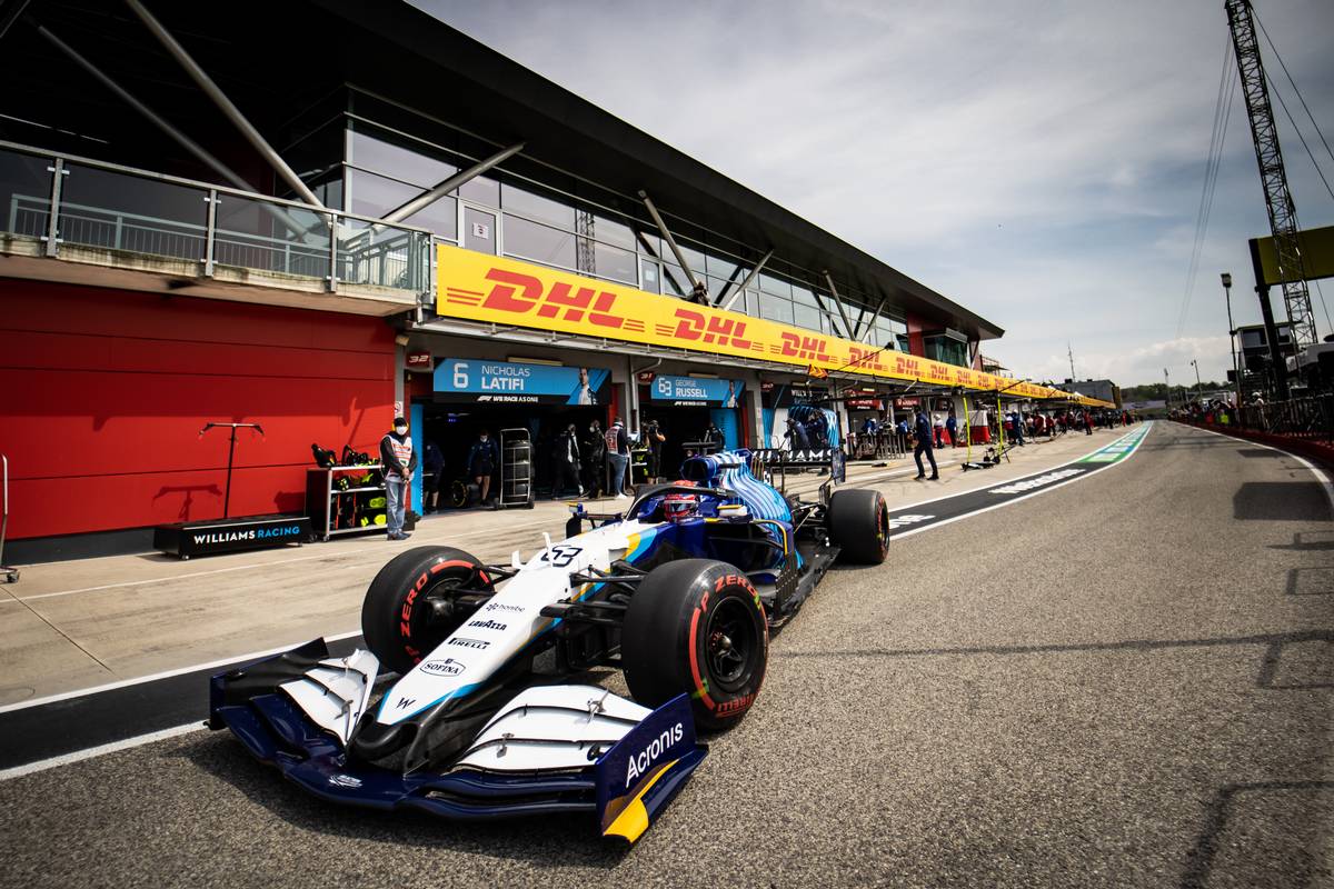 George Russell (GBR) Williams Racing FW43B. 17.04.2021. Formula 1 World Championship, Rd 2, Emilia Romagna Grand Prix, Imola