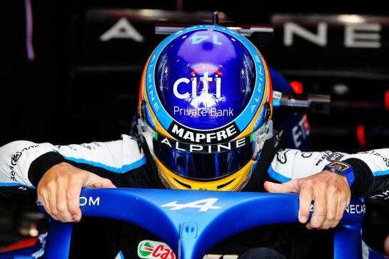 Fernando Alonso (ESP) Alpine F1 Team A521.
17.04.2021. Formula 1 World Championship, Rd 2, Emilia Romagna Grand Prix, Imola, Italy, Qualifying Day.
- www.xpbimages.com, EMail: requests@xpbimages.com © Copyright: Moy / XPB Images