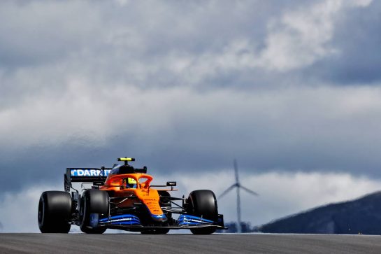 Lando Norris (GBR) McLaren MCL35M.
30.04.2021. Formula 1 World Championship, Rd 3, Portuguese Grand Prix, Portimao, Portugal, Practice Day.
 - www.xpbimages.com, EMail: requests@xpbimages.com © Copyright: Staley / XPB Images