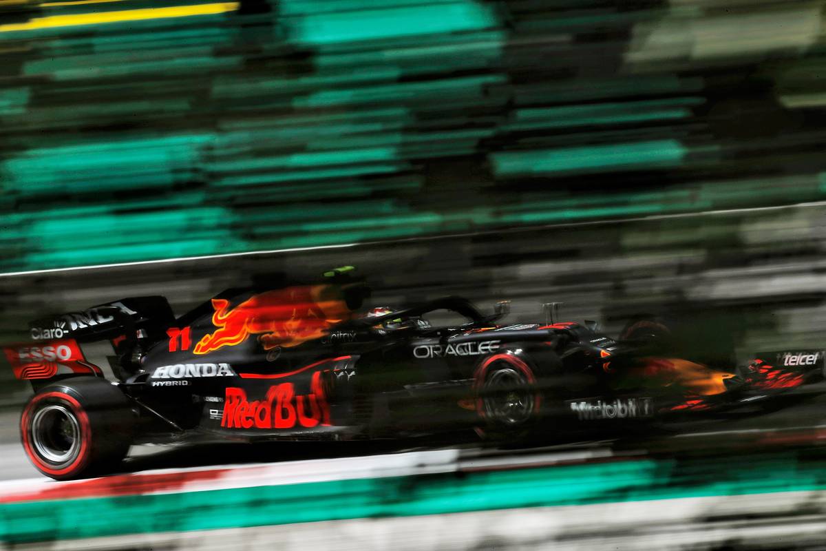 Sergio Perez (MEX) Red Bull Racing RB16B. 30.04.2021. Formula 1 World Championship, Rd 3, Portuguese Grand Prix, Portimao