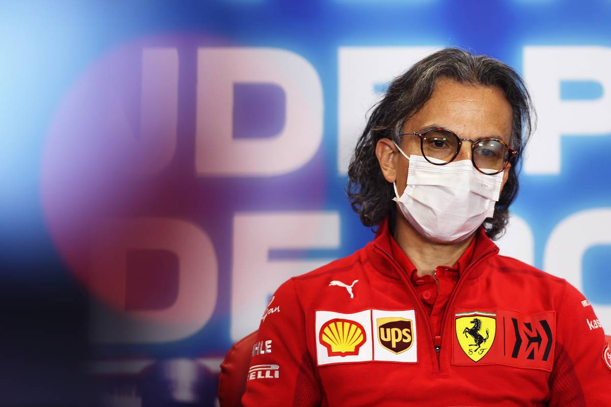 Laurent Mekies (FRA) Ferrari Sporting Director in the FIA Press Conference. 30.04.2021. Formula 1 World Championship, Rd 3, Portuguese Grand Prix, Portimao