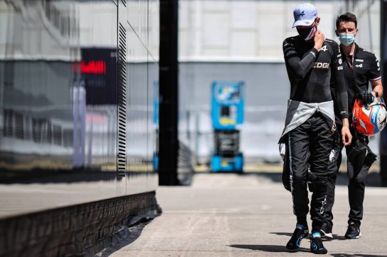 Esteban Ocon (FRA) Alpine F1 Team.
30.04.2021. Formula 1 World Championship, Rd 3, Portuguese Grand Prix, Portimao, Portugal, Practice Day.
- www.xpbimages.com, EMail: requests@xpbimages.com © Copyright: Charniaux / XPB Images