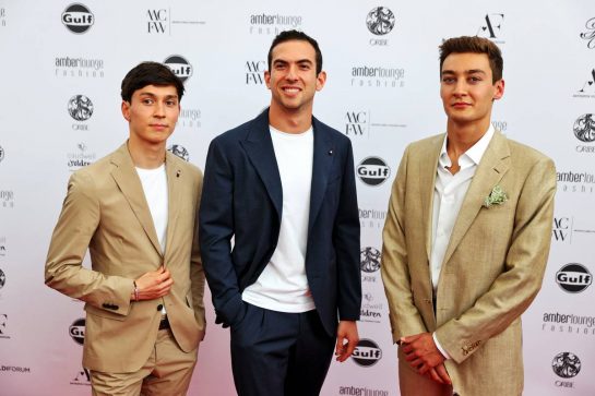 (L to R): Jack Aitken (GBR) / (KOR) Williams Racing Reserve Driver; Nicholas Latifi (CDN) Williams Racing; and George Russell (GBR) Williams Racing, at the Amber Lounge Fashion Show.
21.05.2021. Formula 1 World Championship, Rd 5, Monaco Grand Prix, Monte Carlo, Monaco, Friday.
- www.xpbimages.com, EMail: requests@xpbimages.com © Copyright: Batchelor / XPB Images