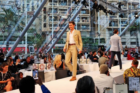George Russell (GBR) Williams Racing at the Amber Lounge Fashion Show.
21.05.2021. Formula 1 World Championship, Rd 5, Monaco Grand Prix, Monte Carlo, Monaco, Friday.
- www.xpbimages.com, EMail: requests@xpbimages.com © Copyright: Batchelor / XPB Images