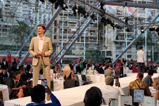 George Russell (GBR) Williams Racing at the Amber Lounge Fashion Show.
21.05.2021. Formula 1 World Championship, Rd 5, Monaco Grand Prix, Monte Carlo, Monaco, Friday.
- www.xpbimages.com, EMail: requests@xpbimages.com © Copyright: Batchelor / XPB Images