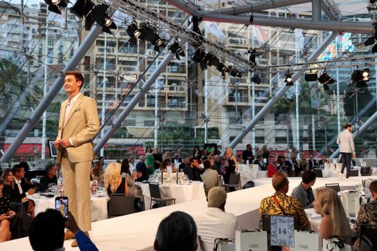 George Russell (GBR) Williams Racing at the Amber Lounge Fashion Show.
21.05.2021. Formula 1 World Championship, Rd 5, Monaco Grand Prix, Monte Carlo, Monaco, Friday.
- www.xpbimages.com, EMail: requests@xpbimages.com © Copyright: Batchelor / XPB Images