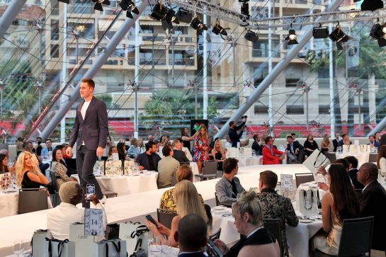 Stoffel Vandoorne (BEL) Mercedes AMG F1 Reserve Driver at the Amber Lounge Fashion Show.
21.05.2021. Formula 1 World Championship, Rd 5, Monaco Grand Prix, Monte Carlo, Monaco, Friday.
- www.xpbimages.com, EMail: requests@xpbimages.com © Copyright: Batchelor / XPB Images