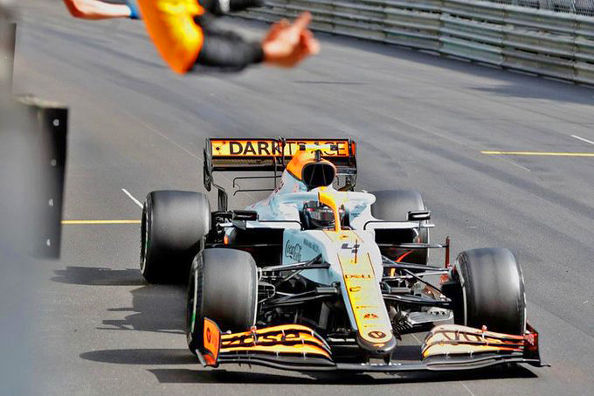 Lando Norris (GBR) McLaren MCL35M. 23.05.2021. Formula 1 World Championship, Rd 5, Monaco Grand Prix, Monte Carlo