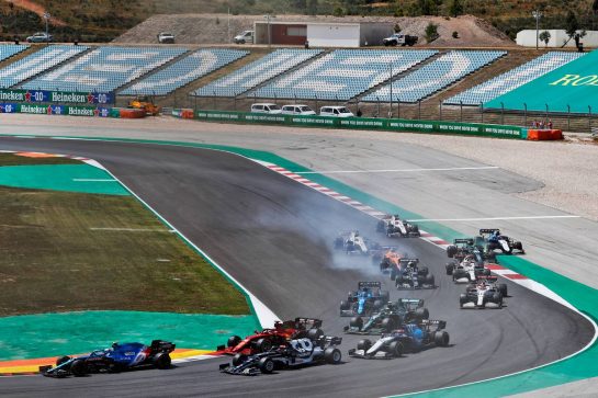 Esteban Ocon (FRA) Alpine F1 Team A521 at the start of the race.
02.05.2021. Formula 1 World Championship, Rd 3, Portuguese Grand Prix, Portimao, Portugal, Race Day.
- www.xpbimages.com, EMail: requests@xpbimages.com © Copyright: Staley / XPB Images