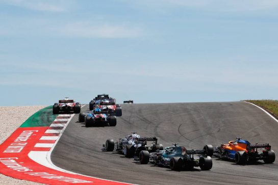 Lance Stroll (CDN) Aston Martin F1 Team AMR21.
02.05.2021. Formula 1 World Championship, Rd 3, Portuguese Grand Prix, Portimao, Portugal, Race Day.
- www.xpbimages.com, EMail: requests@xpbimages.com © Copyright: Staley / XPB Images