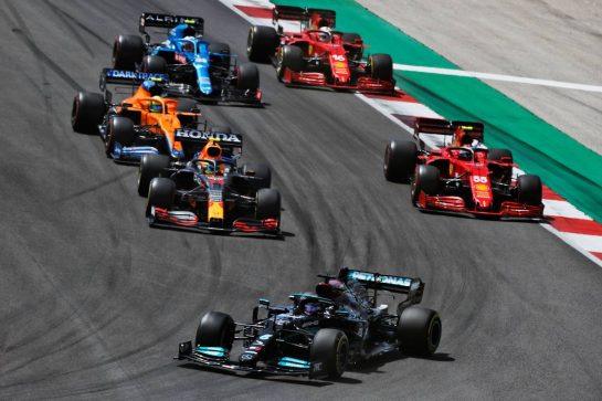 Lewis Hamilton (GBR) Mercedes AMG F1 W12.
02.05.2021. Formula 1 World Championship, Rd 3, Portuguese Grand Prix, Portimao, Portugal, Race Day.
- www.xpbimages.com, EMail: requests@xpbimages.com © Copyright: Staley / XPB Images