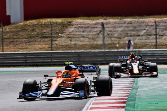 Lando Norris (GBR) McLaren MCL35M.
02.05.2021. Formula 1 World Championship, Rd 3, Portuguese Grand Prix, Portimao, Portugal, Race Day.
- www.xpbimages.com, EMail: requests@xpbimages.com © Copyright: Batchelor / XPB Images