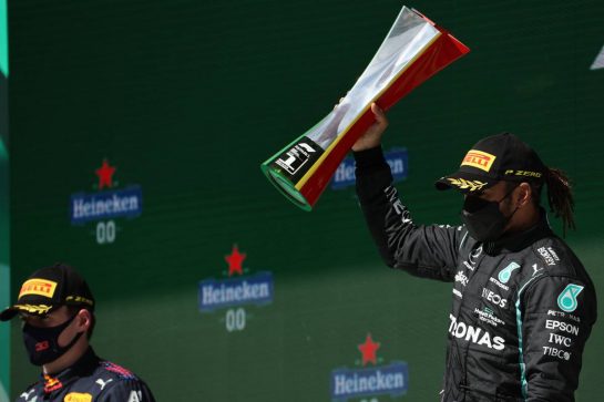 1st place Lewis Hamilton (GBR) Mercedes AMG F1.
02.05.2021. Formula 1 World Championship, Rd 3, Portuguese Grand Prix, Portimao, Portugal, Race Day.
- www.xpbimages.com, EMail: requests@xpbimages.com © Copyright: Batchelor / XPB Images