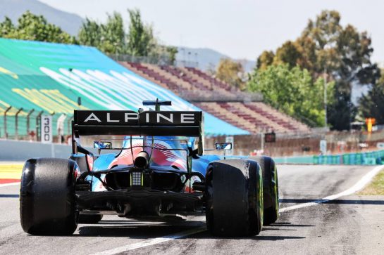 Fernando Alonso (ESP) Alpine F1 Team A521.
08.05.2021. Formula 1 World Championship, Rd 4, Spanish Grand Prix, Barcelona, Spain, Qualifying Day.
- www.xpbimages.com, EMail: requests@xpbimages.com © Copyright: Batchelor / XPB Images