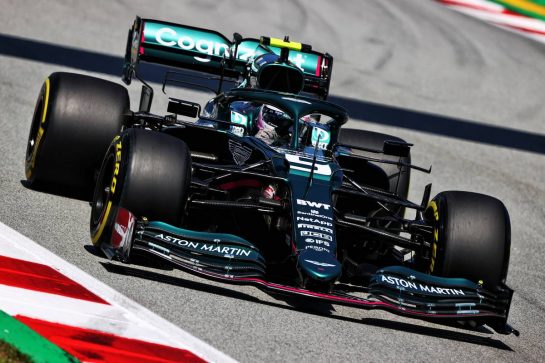 Sebastian Vettel (GER) Aston Martin F1 Team AMR21.
08.05.2021. Formula 1 World Championship, Rd 4, Spanish Grand Prix, Barcelona, Spain, Qualifying Day.
- www.xpbimages.com, EMail: requests@xpbimages.com © Copyright: Moy / XPB Images