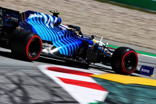 Nicholas Latifi (CDN) Williams Racing FW43B.
08.05.2021. Formula 1 World Championship, Rd 4, Spanish Grand Prix, Barcelona, Spain, Qualifying Day.
- www.xpbimages.com, EMail: requests@xpbimages.com © Copyright: Moy / XPB Images