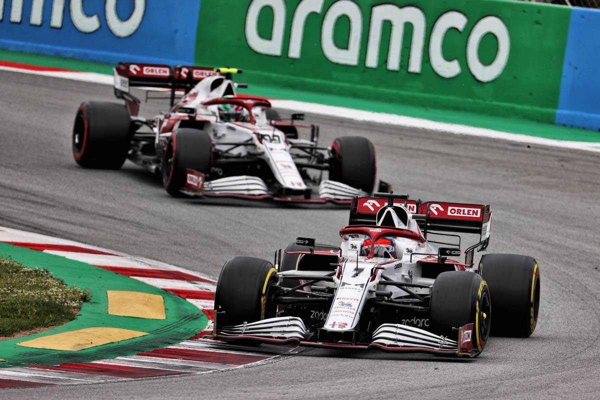 Kimi Raikkonen (FIN) Alfa Romeo Racing C41. 09.05.2021. Formula 1 World Championship, Rd 4, Spanish Grand Prix, Barcelona