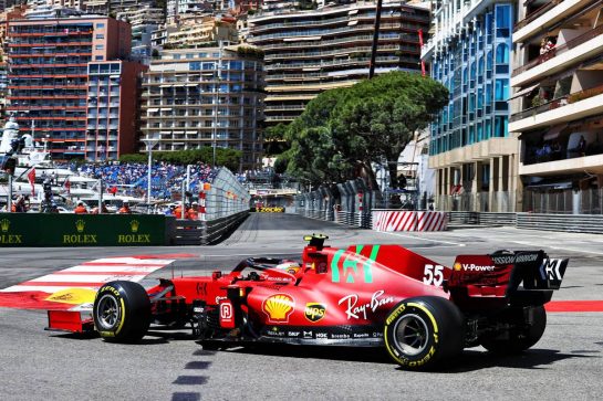 Carlos Sainz Jr (ESP) Ferrari SF-21.
20.05.2021. Formula 1 World Championship, Rd 5, Monaco Grand Prix, Monte Carlo, Monaco, Practice Day.
- www.xpbimages.com, EMail: requests@xpbimages.com © Copyright: Moy / XPB Images