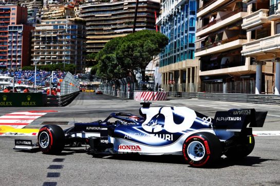 Yuki Tsunoda (JPN) AlphaTauri AT02.
20.05.2021. Formula 1 World Championship, Rd 5, Monaco Grand Prix, Monte Carlo, Monaco, Practice Day.
- www.xpbimages.com, EMail: requests@xpbimages.com © Copyright: Moy / XPB Images
