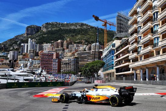 Daniel Ricciardo (AUS) McLaren MCL35M.
20.05.2021. Formula 1 World Championship, Rd 5, Monaco Grand Prix, Monte Carlo, Monaco, Practice Day.
- www.xpbimages.com, EMail: requests@xpbimages.com © Copyright: Moy / XPB Images