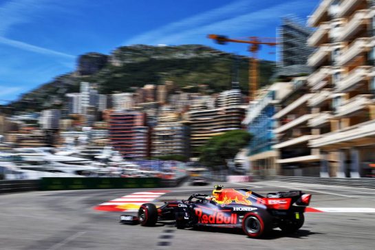 Sergio Perez (MEX) Red Bull Racing RB16B.
20.05.2021. Formula 1 World Championship, Rd 5, Monaco Grand Prix, Monte Carlo, Monaco, Practice Day.
- www.xpbimages.com, EMail: requests@xpbimages.com © Copyright: Moy / XPB Images
