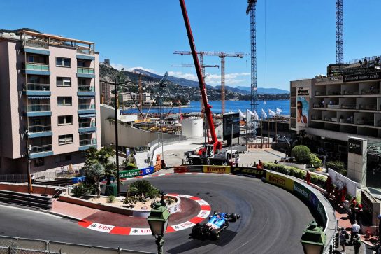 Esteban Ocon (FRA) Alpine F1 Team A521.
20.05.2021. Formula 1 World Championship, Rd 5, Monaco Grand Prix, Monte Carlo, Monaco, Practice Day.
- www.xpbimages.com, EMail: requests@xpbimages.com © Copyright: Batchelor / XPB Images