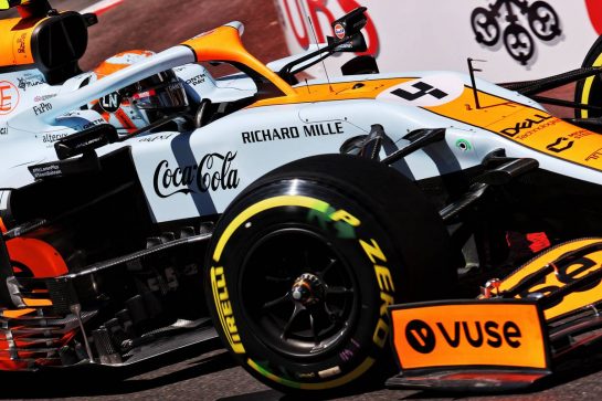 Lando Norris (GBR) McLaren MCL35M.
20.05.2021. Formula 1 World Championship, Rd 5, Monaco Grand Prix, Monte Carlo, Monaco, Practice Day.
- www.xpbimages.com, EMail: requests@xpbimages.com © Copyright: Batchelor / XPB Images