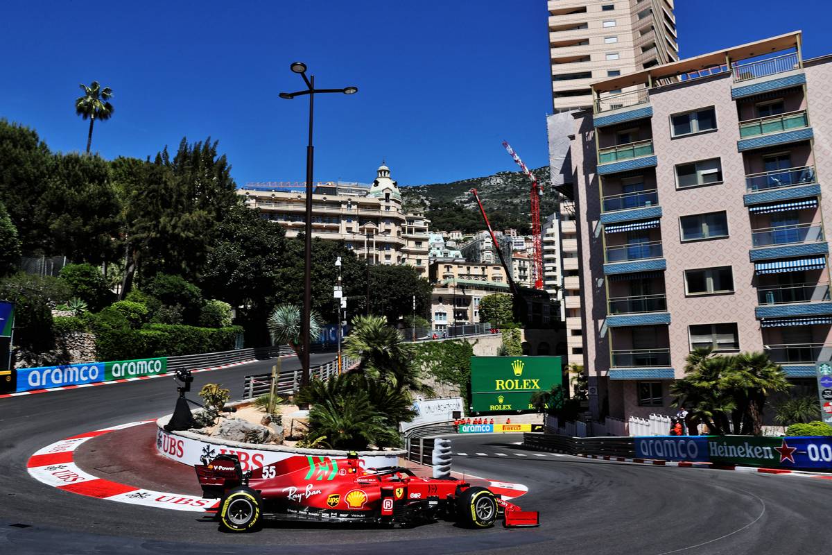 Carlos Sainz Jr (ESP) Ferrari SF-21. 20.05.2021. Formula 1 World Championship, Rd 5, Monaco Grand Prix