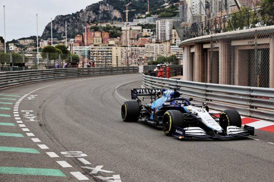 George Russell (GBR) Williams Racing FW43B.
22.05.2021. Formula 1 World Championship, Rd 5, Monaco Grand Prix, Monte Carlo, Monaco, Qualifying Day.
- www.xpbimages.com, EMail: requests@xpbimages.com © Copyright: Batchelor / XPB Images