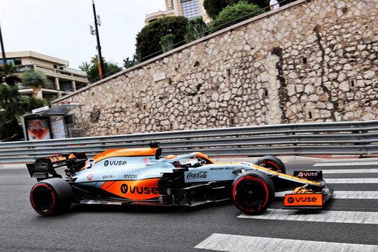 Daniel Ricciardo (AUS) McLaren MCL35M.
22.05.2021. Formula 1 World Championship, Rd 5, Monaco Grand Prix, Monte Carlo, Monaco, Qualifying Day.
- www.xpbimages.com, EMail: requests@xpbimages.com © Copyright: Batchelor / XPB Images