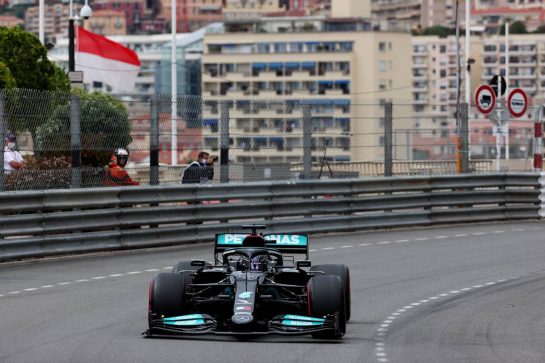 Lewis Hamilton (GBR) Mercedes AMG F1 W12.
22.05.2021. Formula 1 World Championship, Rd 5, Monaco Grand Prix, Monte Carlo, Monaco, Qualifying Day.
- www.xpbimages.com, EMail: requests@xpbimages.com © Copyright: Batchelor / XPB Images