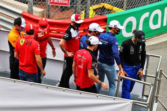 Drivers parade.
23.05.2021. Formula 1 World Championship, Rd 5, Monaco Grand Prix, Monte Carlo, Monaco, Race Day.
- www.xpbimages.com, EMail: requests@xpbimages.com © Copyright: Moy / XPB Images