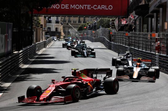 Carlos Sainz Jr (ESP) Ferrari SF-21.
23.05.2021. Formula 1 World Championship, Rd 5, Monaco Grand Prix, Monte Carlo, Monaco, Race Day.
- www.xpbimages.com, EMail: requests@xpbimages.com © Copyright: Batchelor / XPB Images