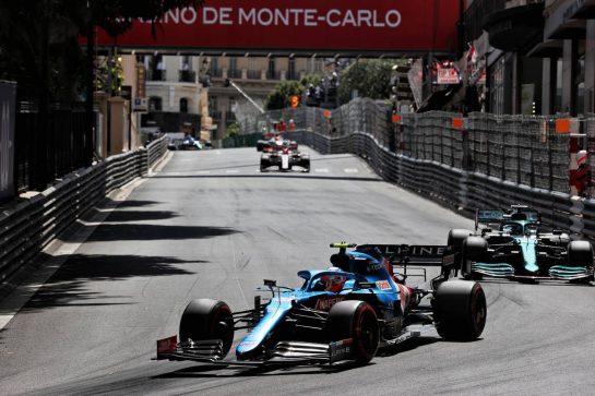 Esteban Ocon (FRA) Alpine F1 Team A521.
23.05.2021. Formula 1 World Championship, Rd 5, Monaco Grand Prix, Monte Carlo, Monaco, Race Day.
- www.xpbimages.com, EMail: requests@xpbimages.com © Copyright: Batchelor / XPB Images