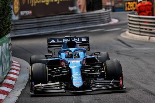 Fernando Alonso (ESP) Alpine F1 Team A521.
23.05.2021. Formula 1 World Championship, Rd 5, Monaco Grand Prix, Monte Carlo, Monaco, Race Day.
- www.xpbimages.com, EMail: requests@xpbimages.com © Copyright: Batchelor / XPB Images