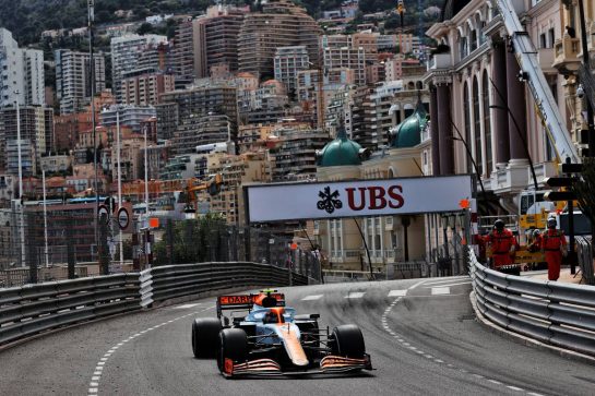 Lando Norris (GBR) McLaren MCL35M.
23.05.2021. Formula 1 World Championship, Rd 5, Monaco Grand Prix, Monte Carlo, Monaco, Race Day.
- www.xpbimages.com, EMail: requests@xpbimages.com © Copyright: Batchelor / XPB Images